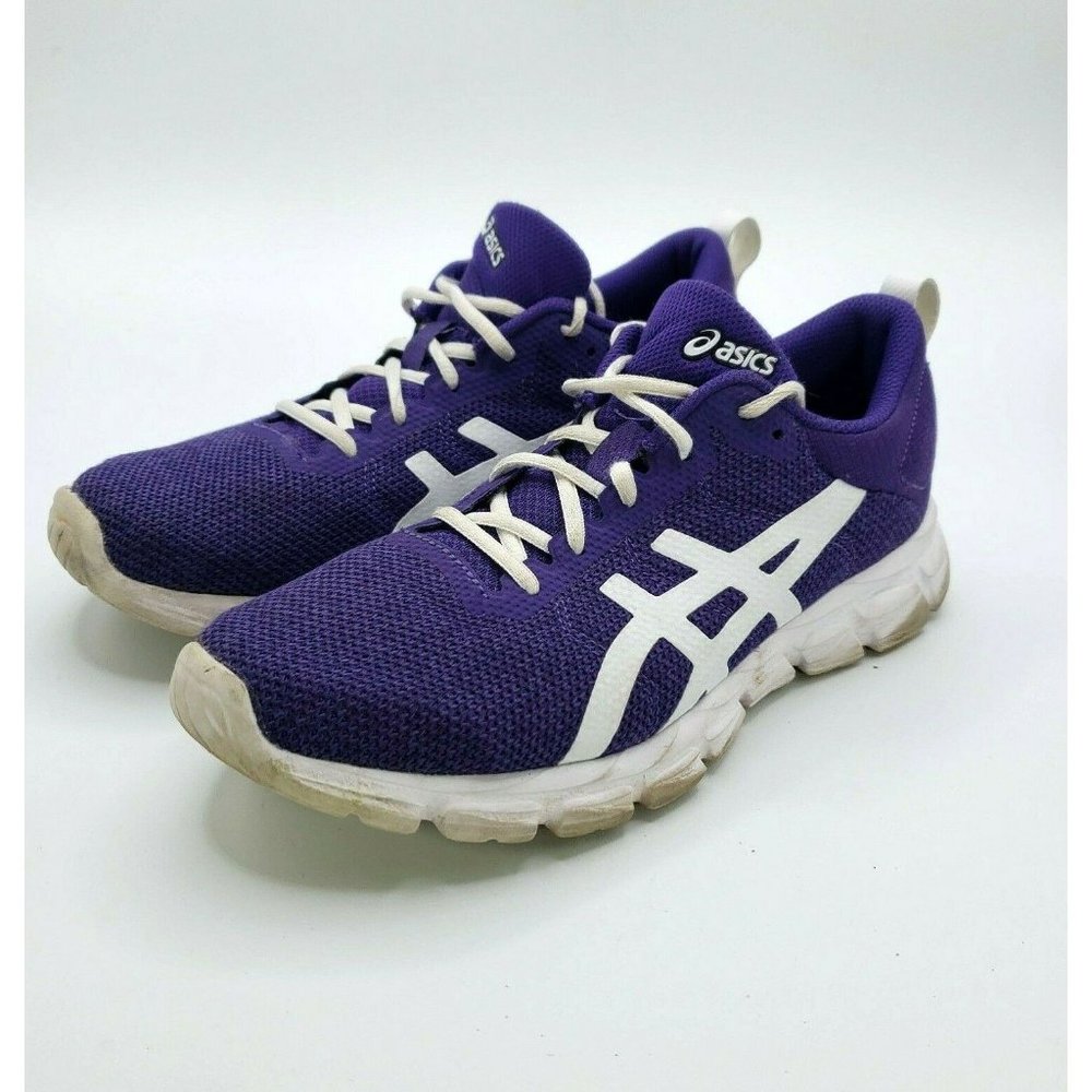 Asics GEL Flytefoam Purple Mesh EVA 6 Eyelet Lace Women Training Sneakers Sz 8.5 - Picture 2 of 9
